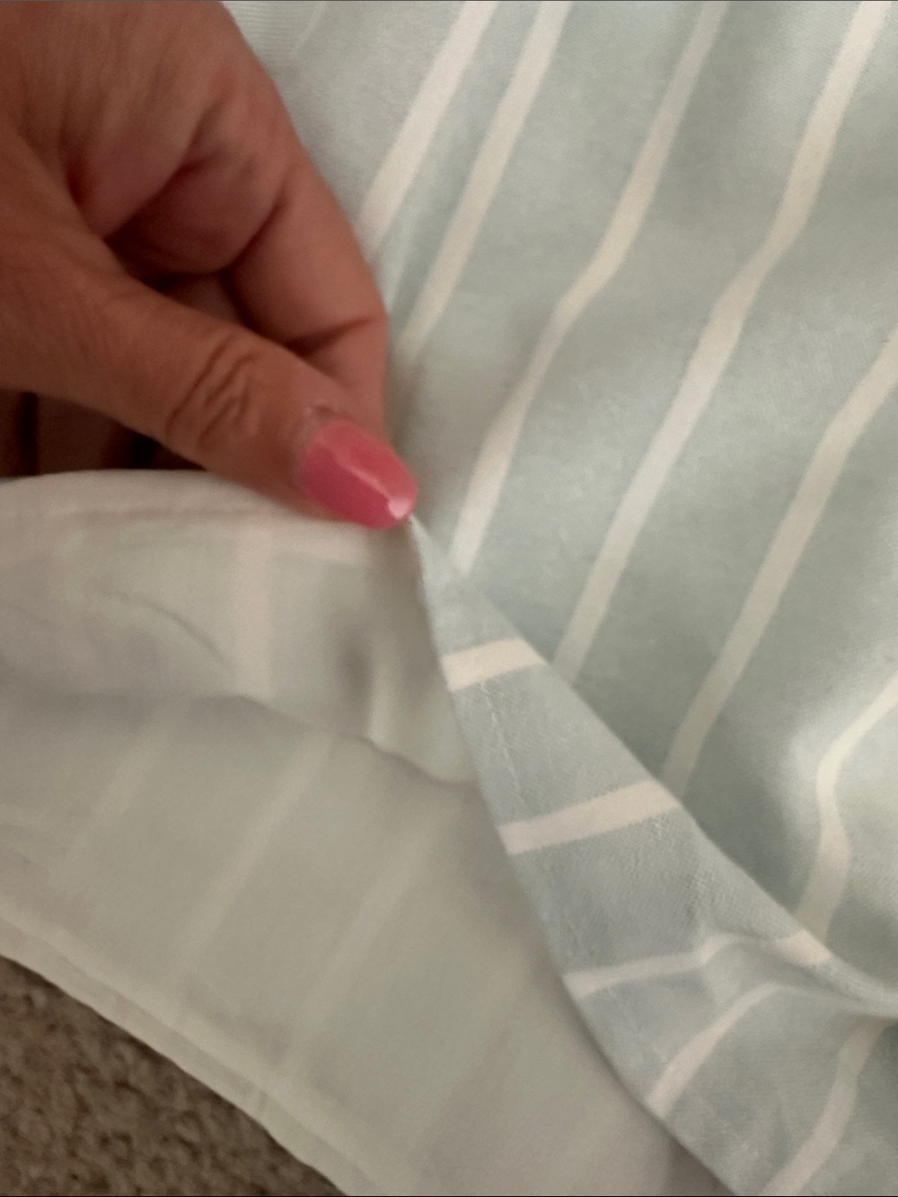 MABLE Light Blue Striped Tie-Front Two-Piece Casual Set - Picture 5 of 5